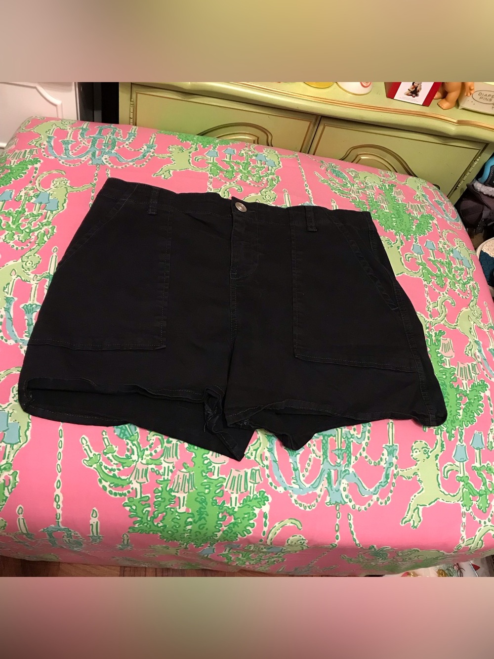 Hudson Jeans Utility Shorts Black beauty size 29